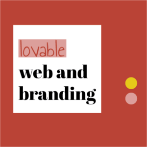 lovable web and branding